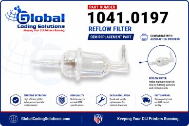 1041.0197 reflow filter, koenig & bauer, alphjet evo, gem gravure. 1037.9091