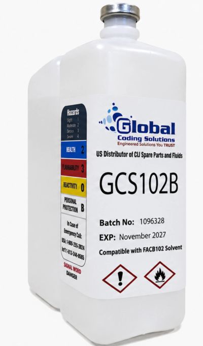 Linx 10 102B Solvent, Linx 10 Fluids
