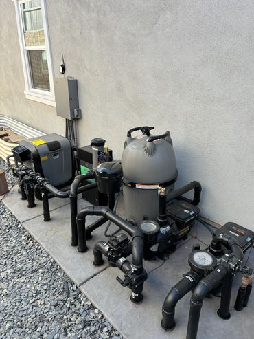 brand new pool equipment installed