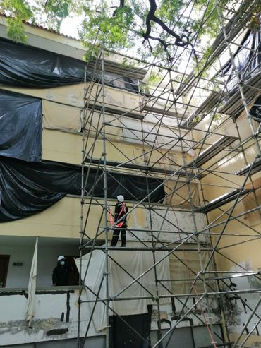Remodelación de fachada. Lavado de fachada