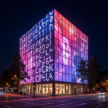 Media Facade, uso de fachadas como herramientas visuales para representar una marca o información