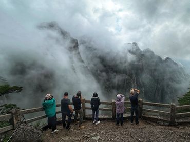 Misty Yellow Mountain! The kind of mood to kill for!