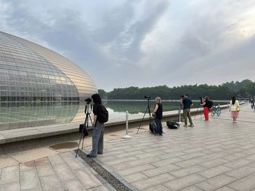 Making most of our time in Bejing before the actual tour starts. We couldn't resist a sunset shoot
