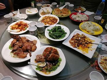 Chinese banquet during the tours!