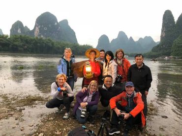 Photography tour in Guilin - with the local fisherman by the Li River