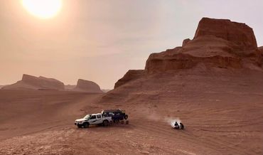 Breakfast at the desert