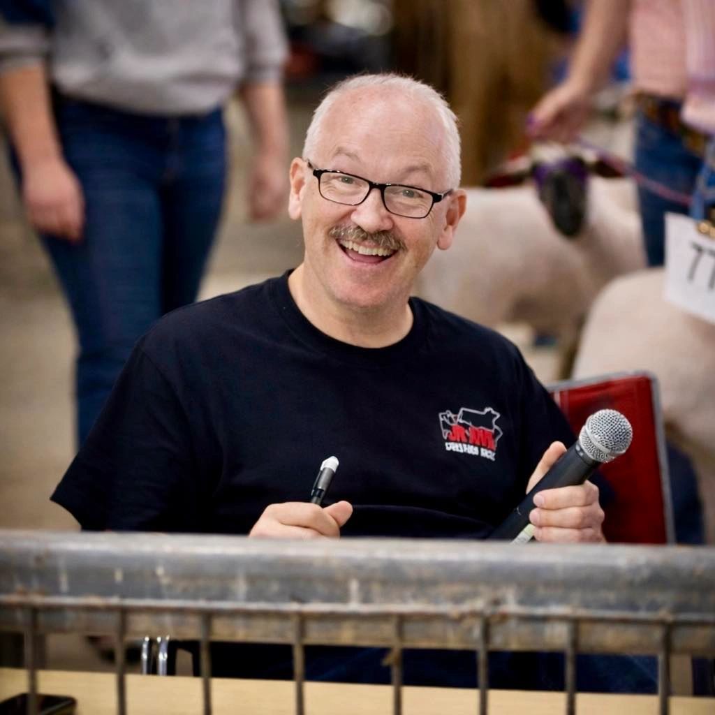 JR King Livestock Show Emcee ready to work