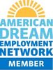 ADEN logo. Ability Leads is a member of the American Dream Employment Network (ADEN).