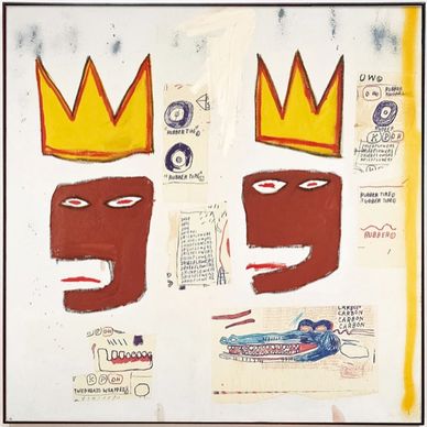 Jean-Michel Basquiat  In 2021, total auction turnover for works by Jean-Michel Basquiat