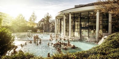 Baden-Baden is a spa town in southwestern Germany’s Black Forest,