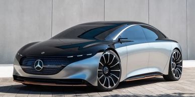 The Mercedes-Benz EQS (V297) is a battery electric full-size luxury