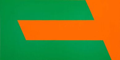Carmen Herrera’s hard-edge abstractions are distinguished by high contrast