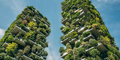 Bosco Verticale (Vertical Forest) Porta Nuova district of Millan Italy