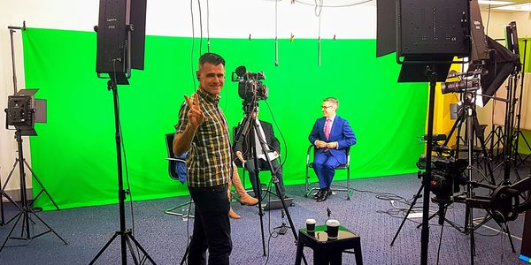 3 person Green screen video production for Clinical conversations on smoking nicotine withdrawal