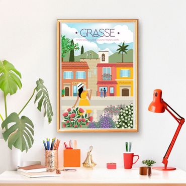 Grasse, France art print