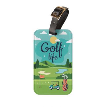 Golf life travel tag