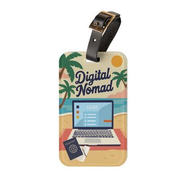 Digital nomad travel tag