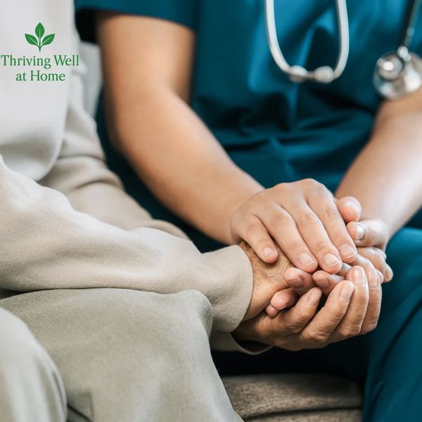 Nurse RN comforting patient