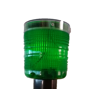 green barricade safety light, omnidirectional airport barricade light