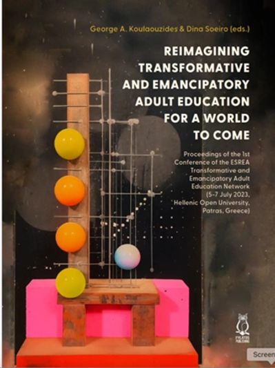 a book cover for the "Proceedings of the 1st Conference of the ESREA Transformative