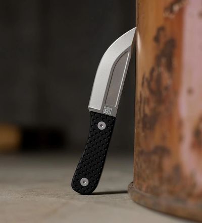The BeltWay S35VN fixed blade survival knife from BloodOath Instruments.