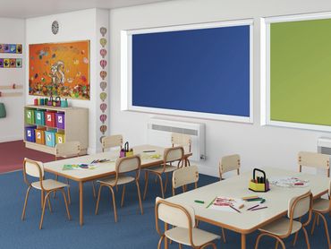 Electric blinds for schools