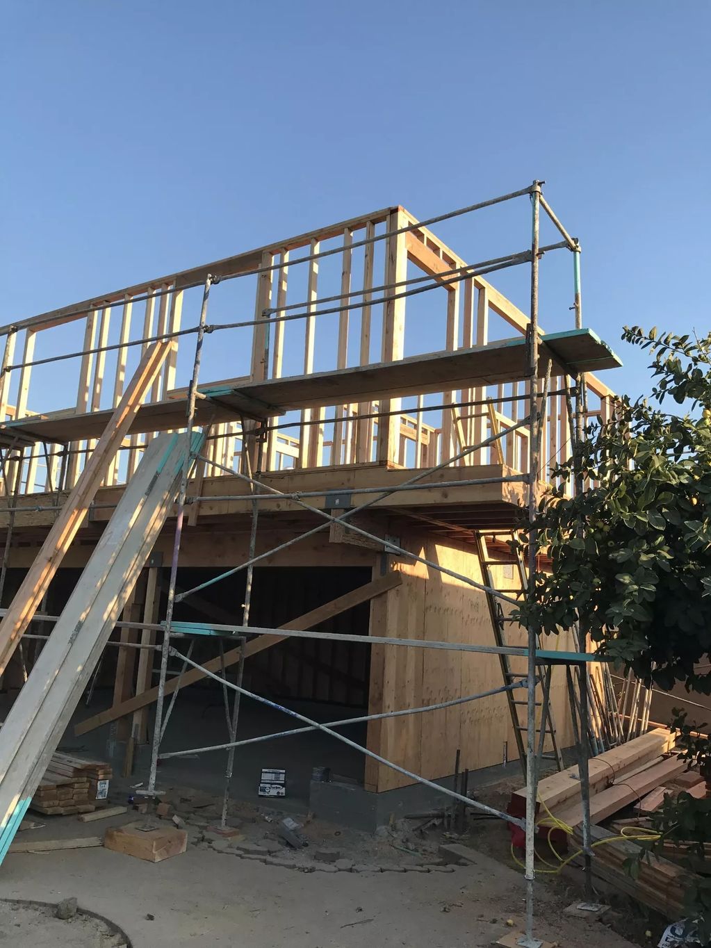 Residential framing in Gardena, CA