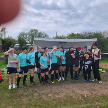 Summer football season winners our goals team ony lost once all season we are so proud of them