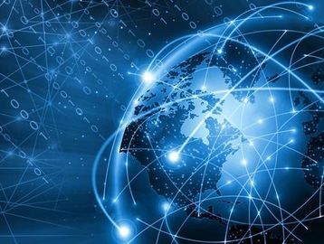 数字地球网络连接全球。