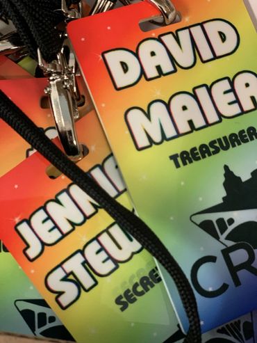 CRPrideFest Full Color Print Lanyard Style Name Badge