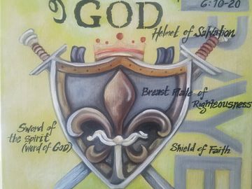 Learn to hand paint powerful scriptures, with Jill.