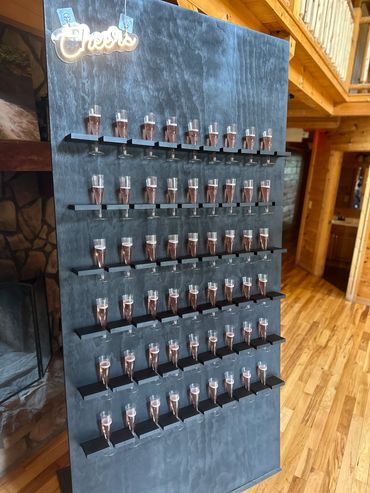 event services, decor, event marketing, champagne wall