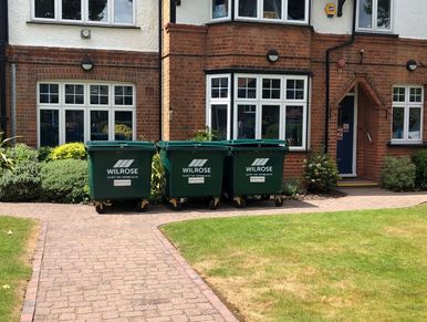Wilrose 1100 litre wheelie bins in Brentford