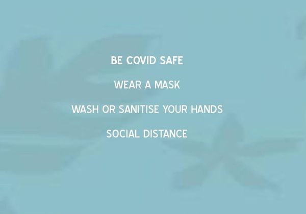 be covid safe
wear a mask 
wash or sanitise hands
social distance
Macleay Cruises Sydney Harbour 