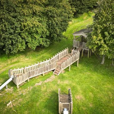 Metal and timber fencing