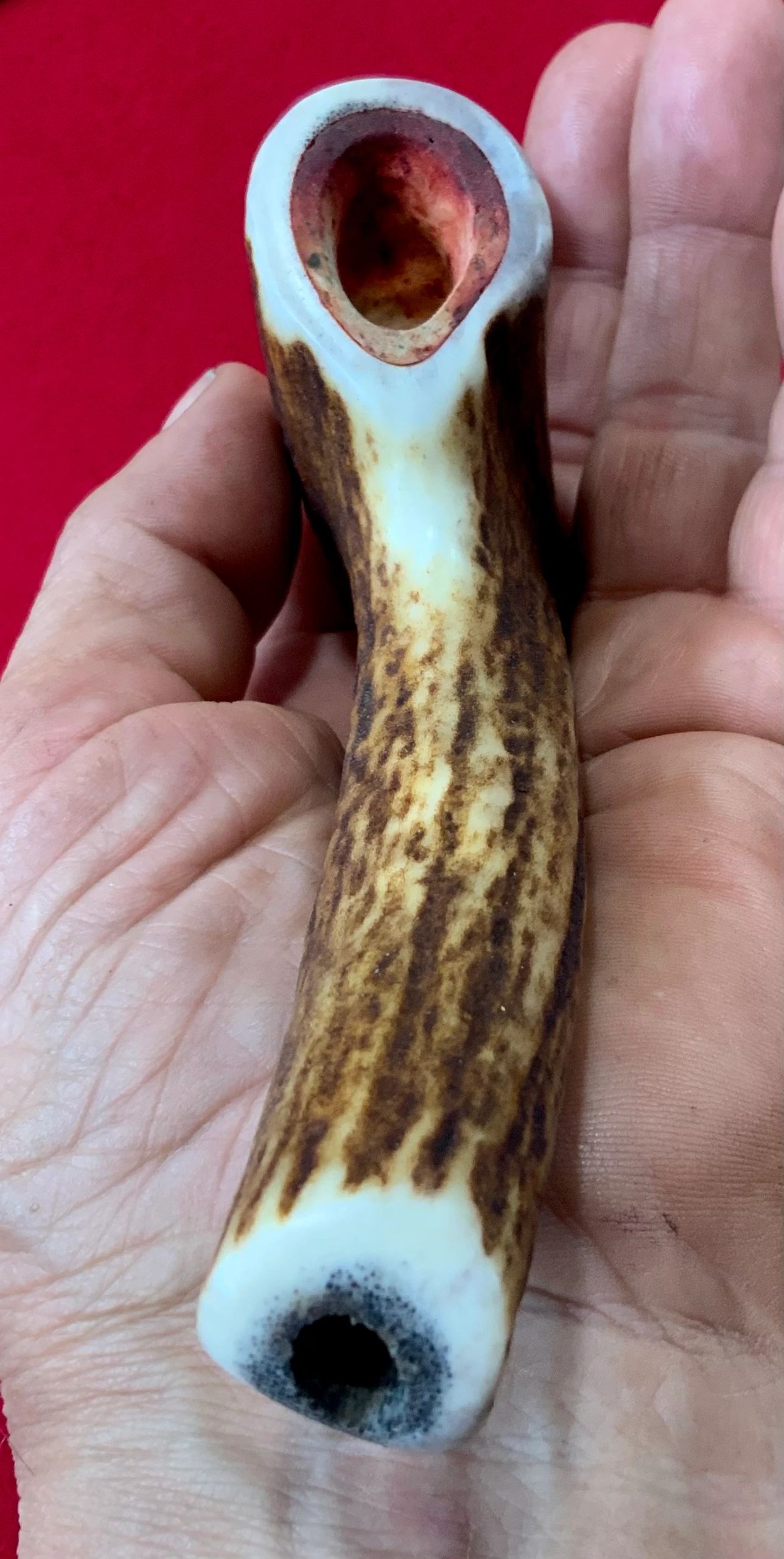 Real Elk Antler PIpe