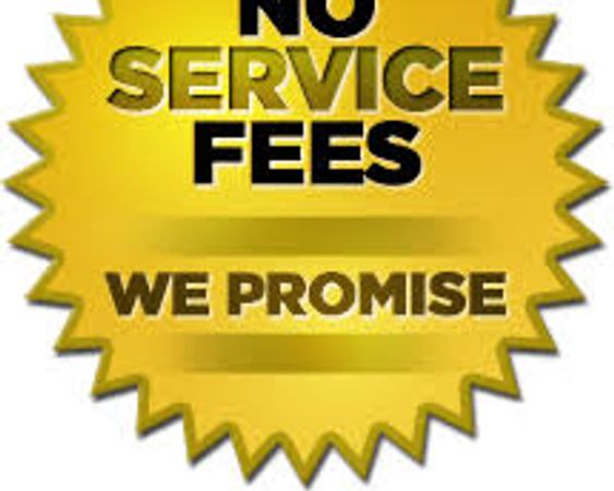 We promise a free service fee with a complete repair.  