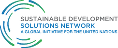 Logo of Sustainable Development Solutions Network a global initiative for the united nations
