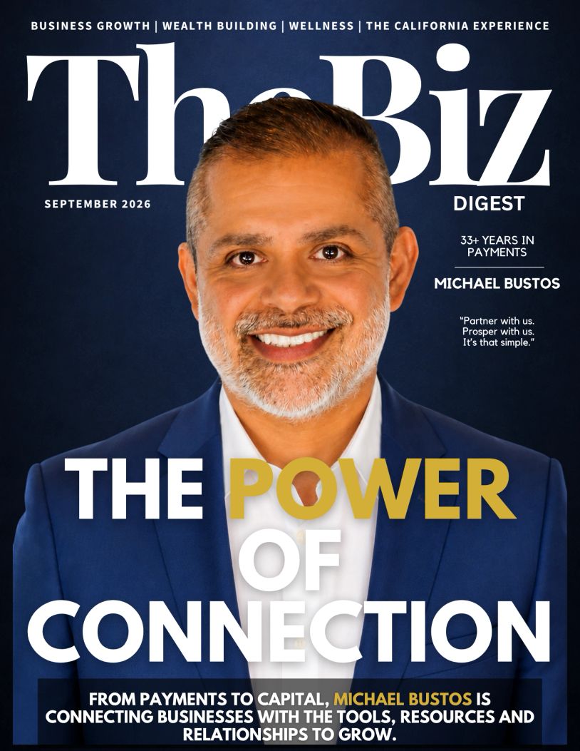 The Biz Digest features Michael Bustos on the power of business connections.