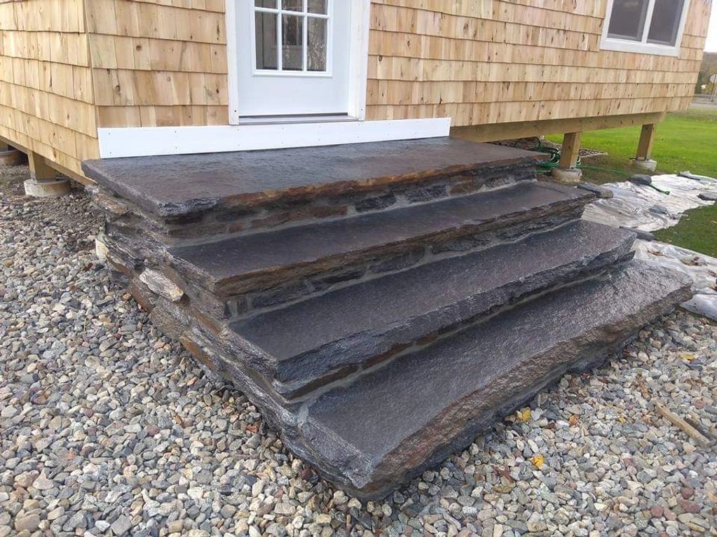 Massive Goshen Stone Stairs.