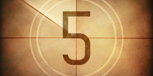 a 5 rounded by a circle.