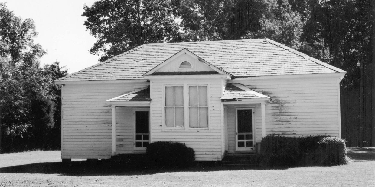 Second Union School before preservation efforts