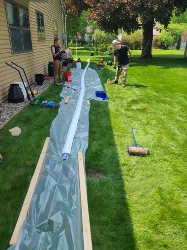 Scour Plumbing Drain and Sewer. Trenchless repair.