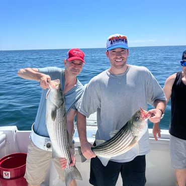 Striper fishing in Rhode Island
Striper fishing charter Rhode Island