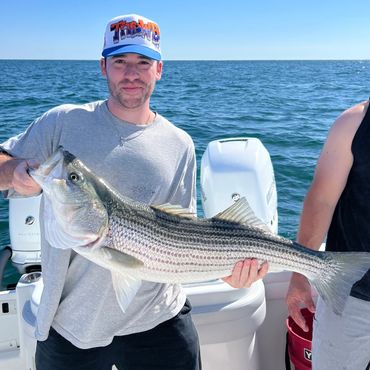 Striper fishing in Rhode Island
Striper fishing charter Rhode Island