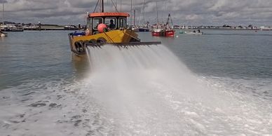 Injection dredging and river deepening