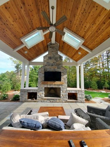outdoor fireplace dublin ohio