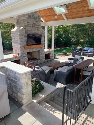 Outdoor living space in Dublin ohio