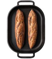 You can bake two small baguettes in Challenger Bread Pan