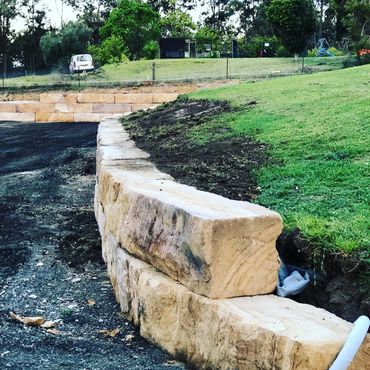 Sandstone Retaining Walls Hawkesbury